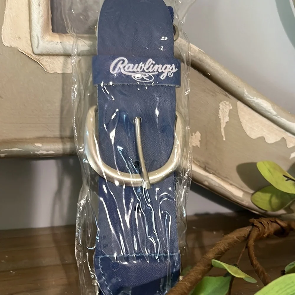 Rawlings Youth Baseball Belt Royal Blue New